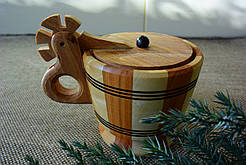 Бочечка з кришкою для меду, спецій. 200 мл.