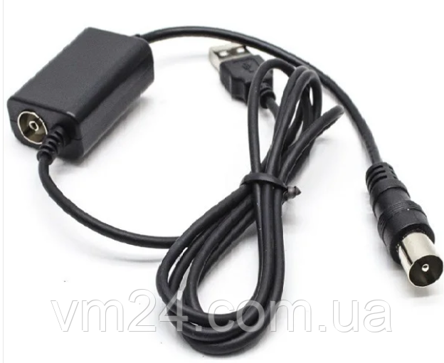 Інжектор живлення USB 5V для антен т2 від телевізора живлення USB-5V для антен Т2 з підсилювачем, фото 1