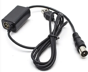 Інжектор живлення USB 5V для антен т2 від телевізора живлення USB-5V для антен Т2 з підсилювачем
