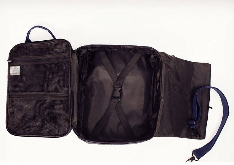 Дорожня сумка для ручної поклажі 37 х 26 х 15 під Wizzair чорна, фото 2