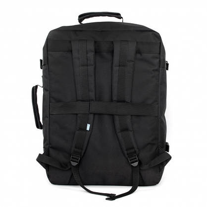 Рюкзак 55x40x20 для ручної поклажі, МАУ, Ernest, SkyUp для авіаперельотів, чорний, фото 2