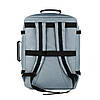 Рюкзак 55x40x20 для ручної поклажі, МАУ, Ernest, SkyUp для авіаперельотів, чорний, фото 3