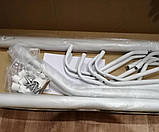 Стійка вішалка для одягу підлогова кактус біла, фото 4