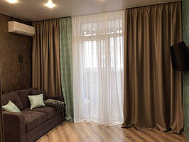 Шторы блэкаут в гостиной