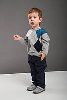 Классические детские брюки для мальчика Melby Италия 73531429 синий 92