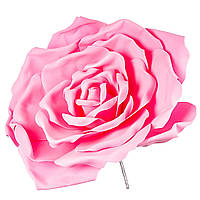 Великі декоративні троянди із ізолону для декору. рожеві 28х31 см