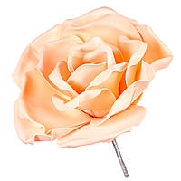 Великі квіти для декорування урочистостей і фотозон. персикові 40х45 см