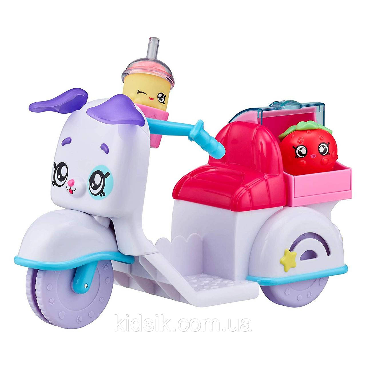 Скутер для ляльок Кінді Кидс Kindi Kids Fun Delivery Scooter and 2 Shopkins