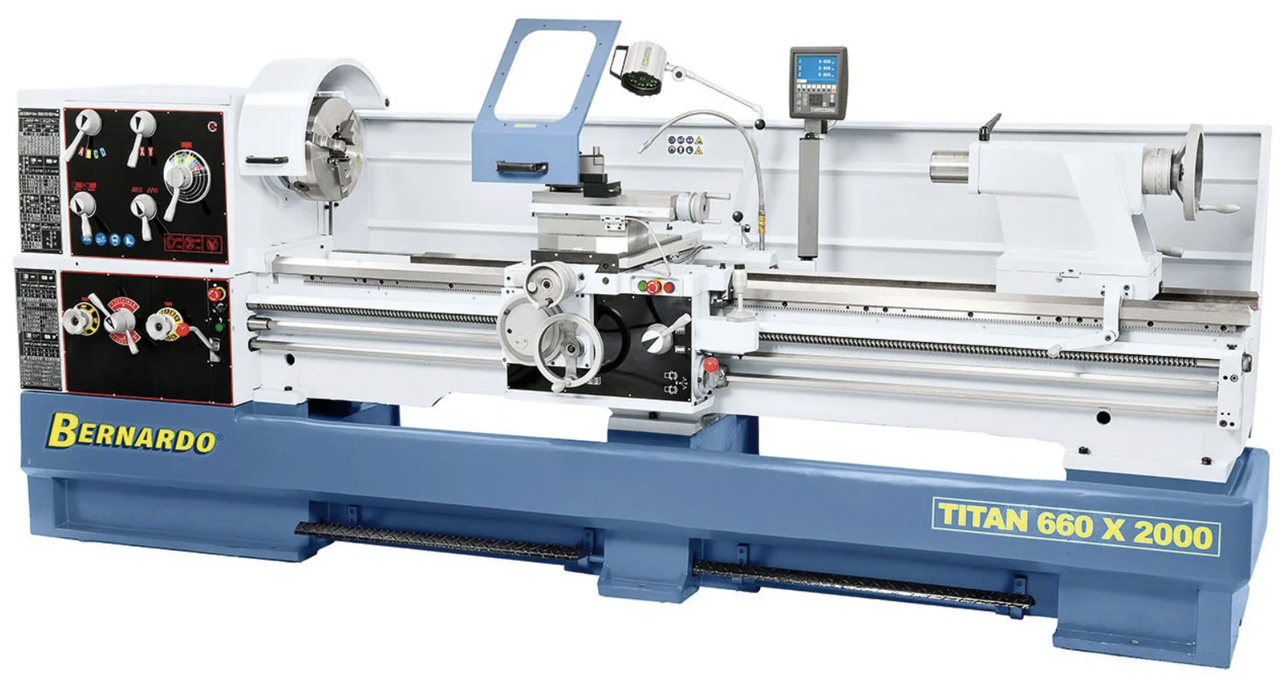 Titan 660 x 3000 ТОКАРНИЙ ГВИНТОРІЗНИЙ ВЕРСТАТ ПО МЕТАЛУ Bernardo | Промисловий токарний верстат