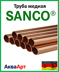 SANCO Труба мідна тверда Wieland 22,0 x 1,0 (2,5 м. п.)