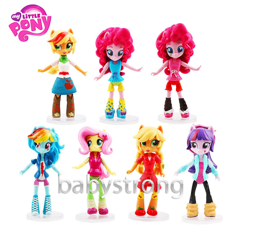 Набір фігурок Май Літл Поні 7 шт 14 см Великі Рухливі Іграшки Ляльки My Little Pony