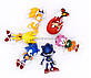 Набір фігурок Супер Сонік 6 шт 6-7 см і його друзі Super Sonic Ожина, фото 2
