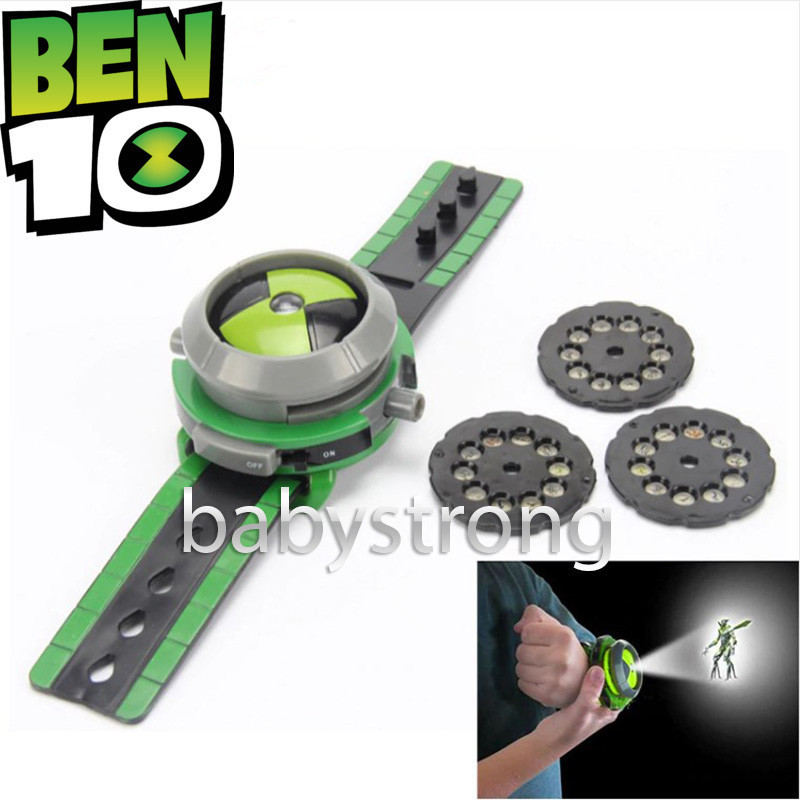 Проєкційний годинник Бен 10 — 30 героїв Ben TEN Omnitrix Projector Bandai