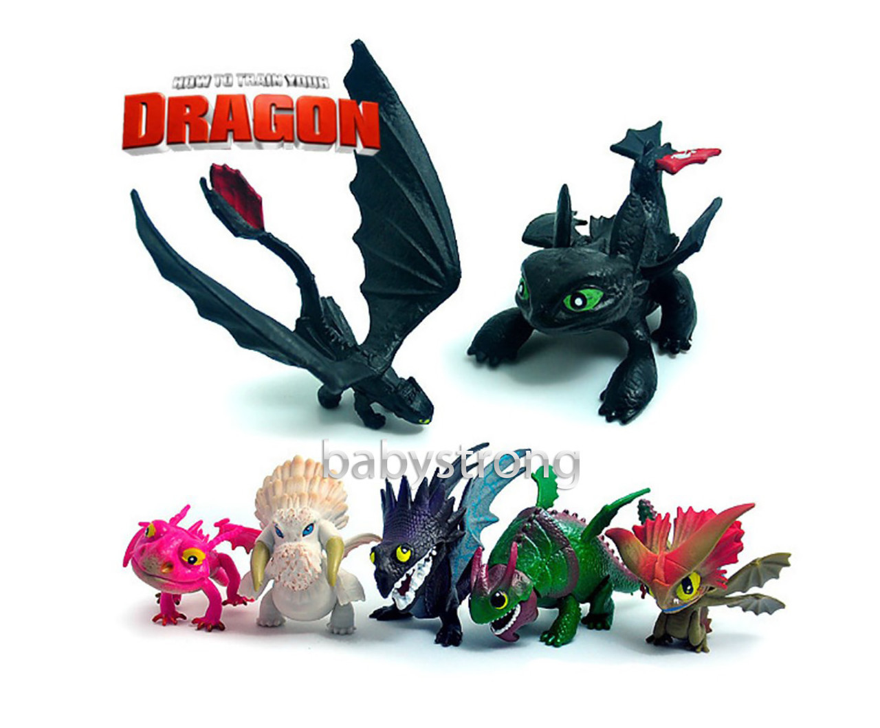 Набір фігурок Як приборкати Дракона 7 шт 5-7 см Іграшки Вікінги Чудова якість!