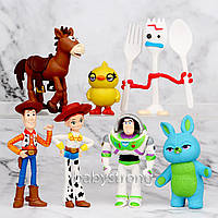 Набор фигурок История игрушек Toy Story 7 шт 4-7 см Базз Лайтер , Вуди и др