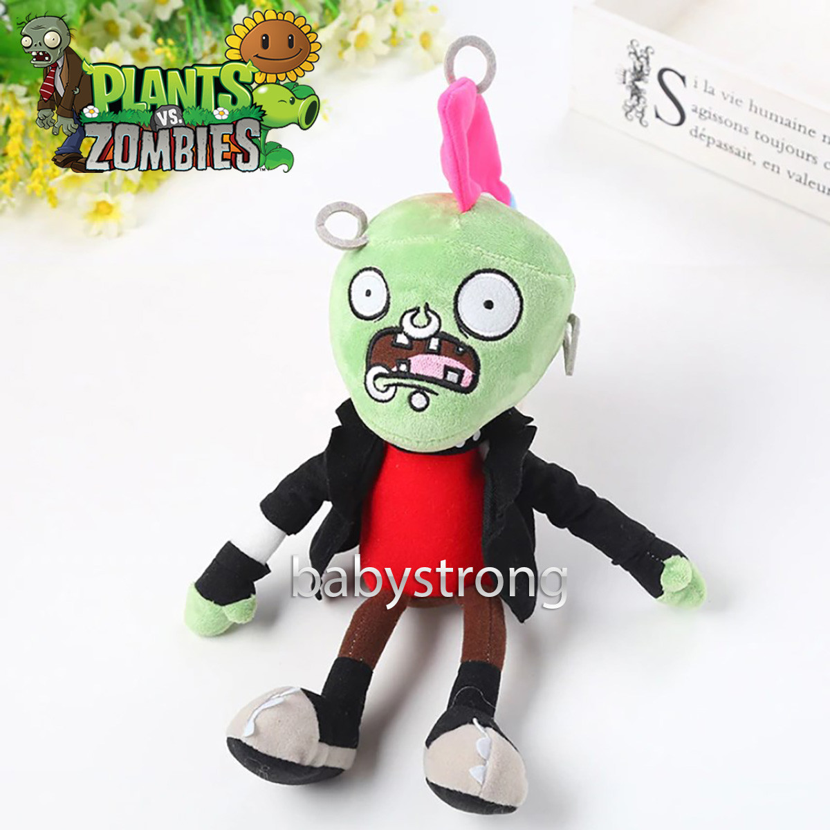 М'яка плюшева іграшка рослиніння проти зомбі Панк із гри Plants vs Zombies 30 см