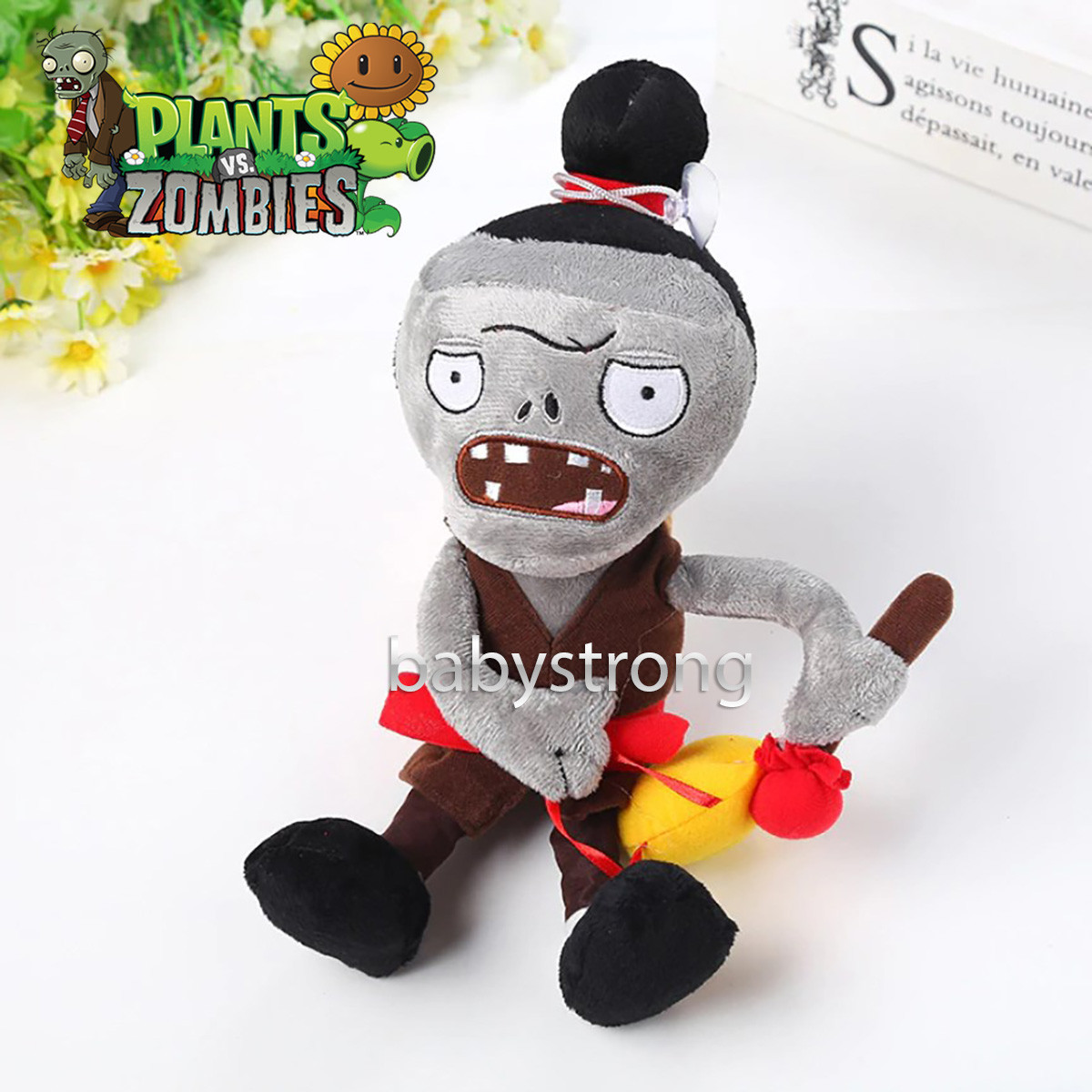 М'яка плюшева іграшка рослиніння проти зомбі Самурай із гри Plants vs Zombies 30 см