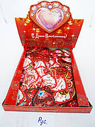 Листи Валентинки оптом 6*4 см, фото 2