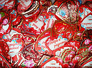 Листи Валентинки оптом 6*4 см, фото 3