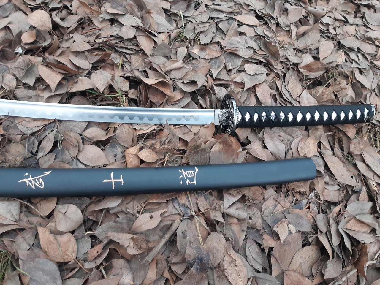 Самурайський меч сувенірний "ієрогліфи" на підставці