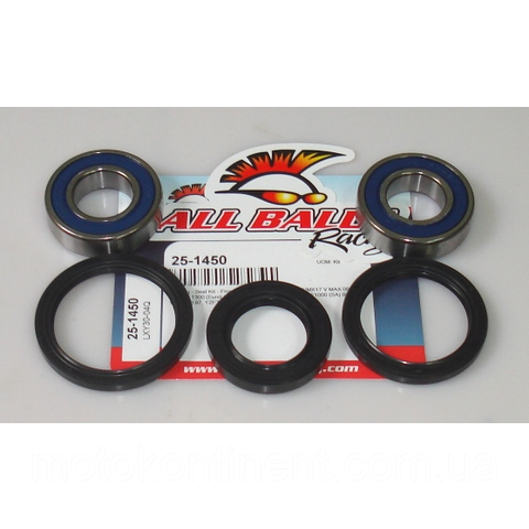 ALL BALLS 25-1450 підшипники переднього колеса 22x44x12 (60/22) YAMAHA FZR1000,YZF 750/1000,VMX1700 V-Max