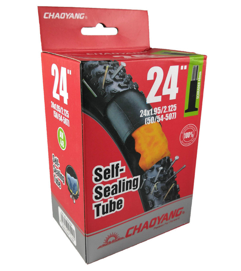 ΠΠ°ΠΌΠ΅ΡΠ° ChaoYang 24 x 1,95 / 2,125 AV (48 ΠΌΠΌ), Π· Π°Π½ΡΠΈΠΏΡΠΎΠΊΠΎΠ»ΡΠ½ΡΠΌ Π³Π΅Π»Π΅ΠΌ