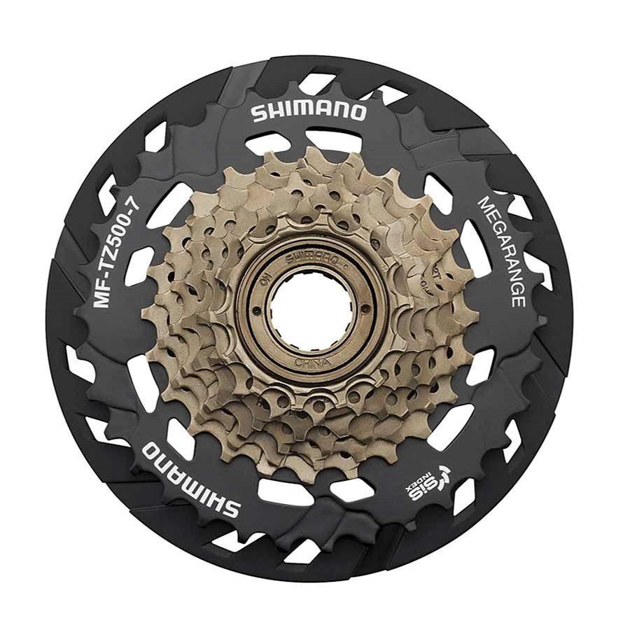 Тріскачка Shimano MF-TZ500-7-CP spd. (14-34) Megarange, захист