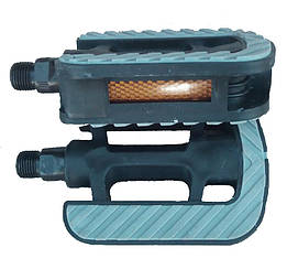 Педалі JTB-003 пластик, сіра накладка