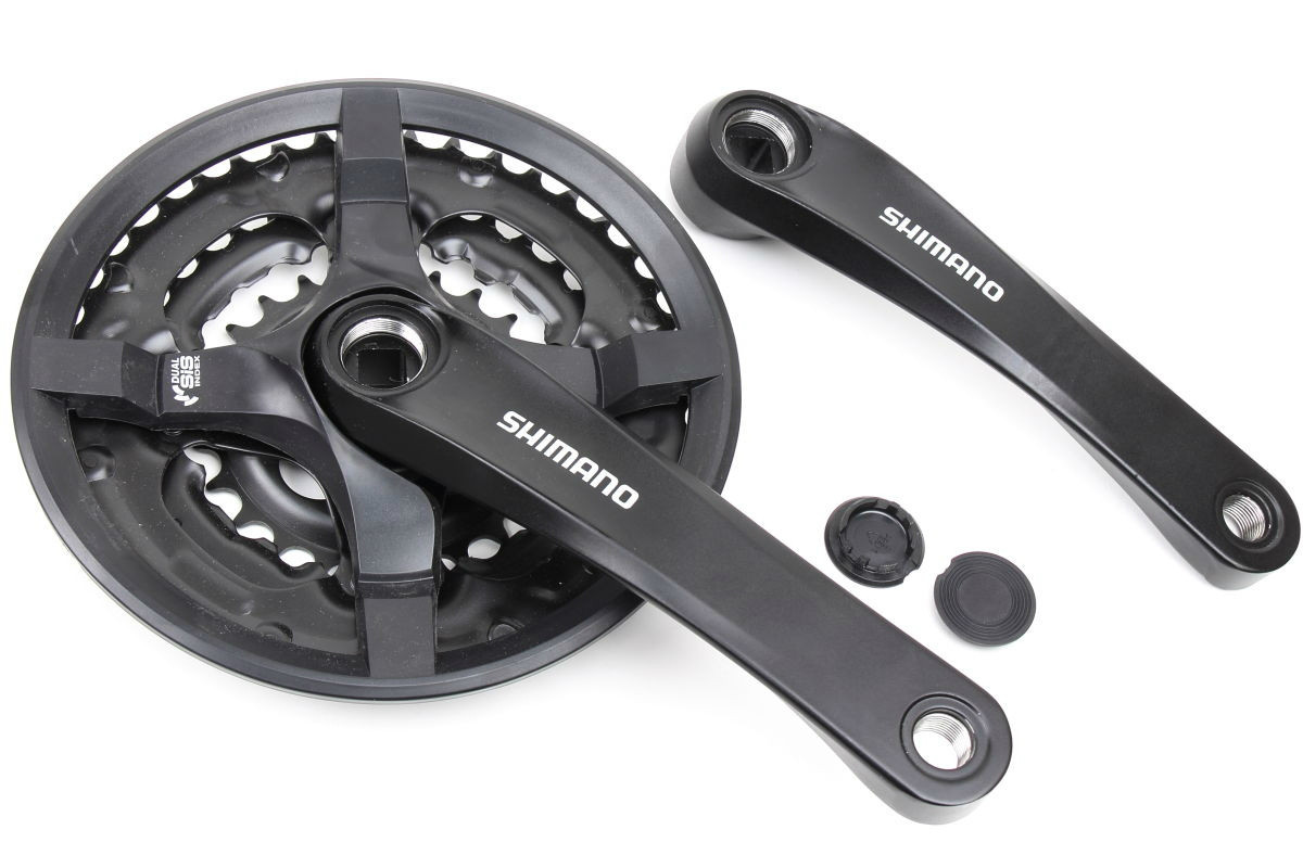Шатуни Shimano FC-TY501 Tourney (48-38-28), L-170 mm.