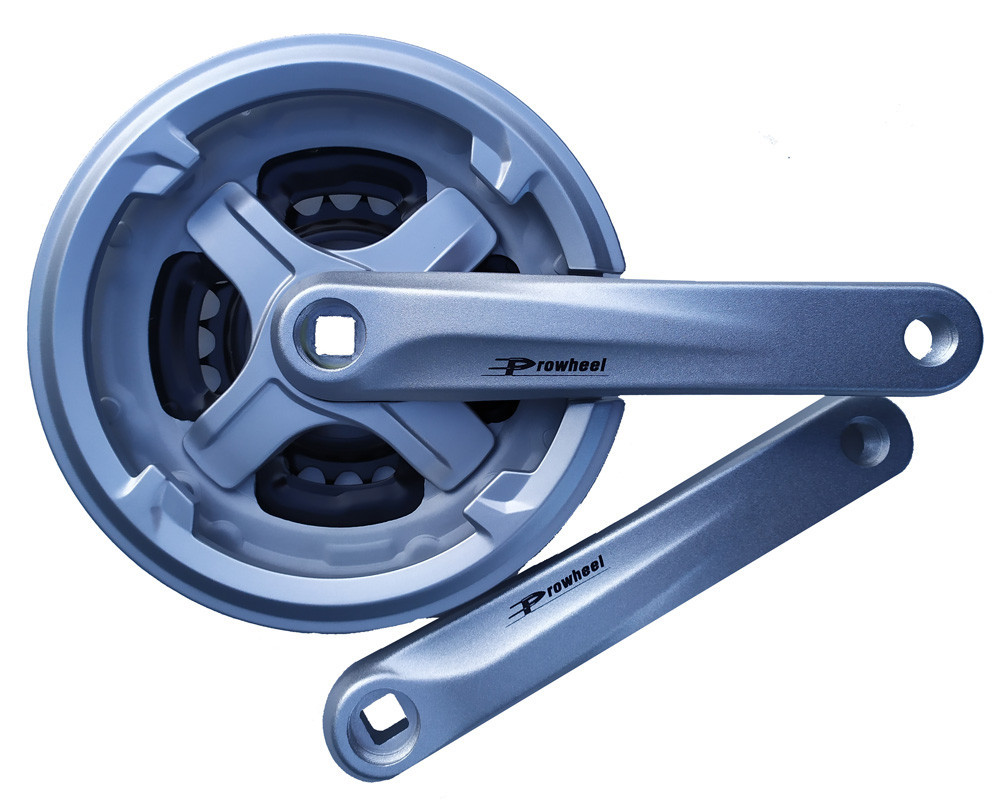Шатуни Prowheel ТА-СМ68 (42-34-24), L-175 мм, срібло