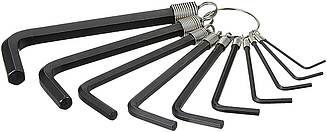 Шестигранники набор 10 HEX KEY, 10 шт.