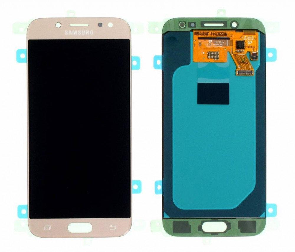 Дисплей для Samsung J530 Galaxy J5 2017 з сенсорним склом (Золотий) OLED