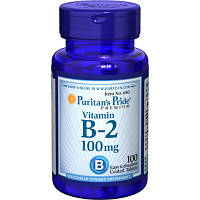 Вітамін В2 Vitamin B2 Puritan's Pride, (100 мг), 100 таб.