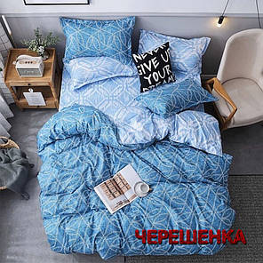 Сімейний набір бавовняного постільної білизни з Бязі "Gold" №154070AB Черешенка™, фото 1