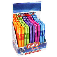 Ручка шариковая на масляной основе треугольная для левшей CELLO FineTop left синяя