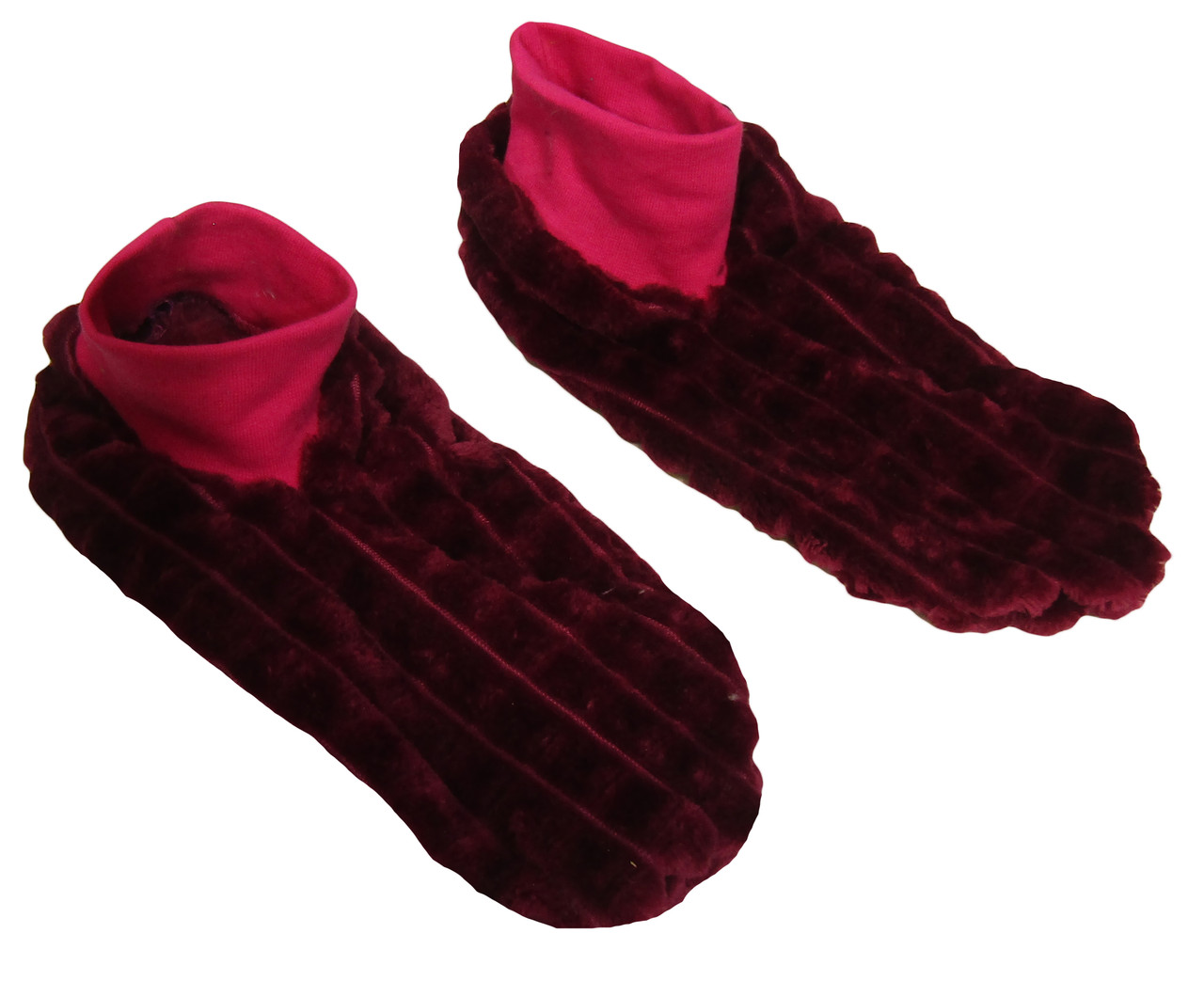 Тапочки - ботиночки женские домашние махровые 18205 Vishnya длина подошвы 26-28 см - фото 1 - id-p818804188
