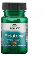 Мелатонін 3 мг, 120 капс, Swanson