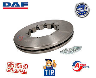 Гальмівний диск DAF LF 45, 55, 105, XF95, CF75 85 65 деталі гальмівної системи для вантажівок Даф