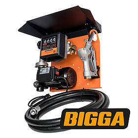 Bigga Gamma AC-70 — стаціонарна мініколонка для заправлення техніки паливом. Живлення 220 В. Витрата 70 л/хв