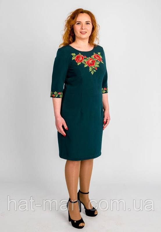 Зелена сукня "Трояндова елегантність"
