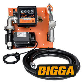 Bigga Beta AC-70 – стаціонарна міні колонка для заправки техніки паливом. Живлення 220 В. Витрата 70 л/хв