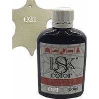 Фарба для шкіри колір світло-бежевий bsk-color 100 мл