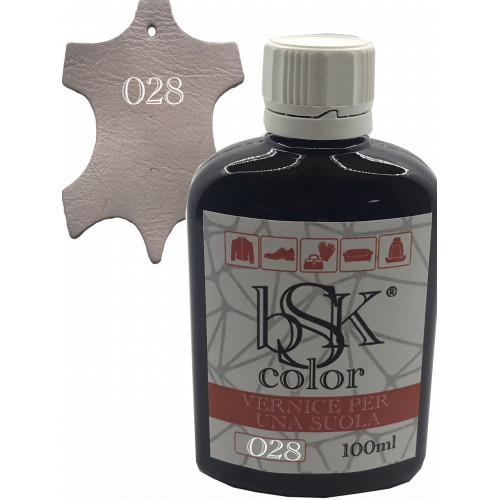 Фарба для шкіри колір пастельно-фіолетовий bsk-color 100 мл