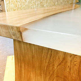 Стіл - "ріка". КЕ «Slab-431»: компонент "1" - низькомолекулярна рідка епоксидна смола, модифікована біфункційним реактивним пластифікатором. 2