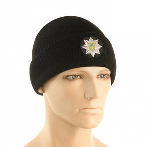 M-Tac шапка Поліція тонка в'язка 100% акрил Black L/XL, фото 2