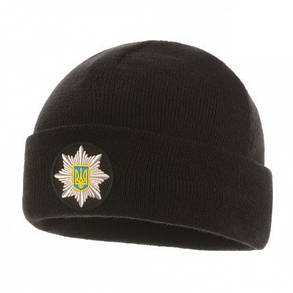 M-Tac шапка Поліція тонка в'язка 100% акрил Black L/XL, фото 3