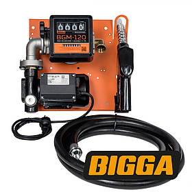 Bigga Beta AC-70 – стаціонарна міні колонка для заправки техніки паливом. Живлення 220В. Витрата 70 л/хв.