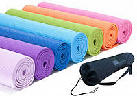 Yoga mat PVC 6 мм + чехол