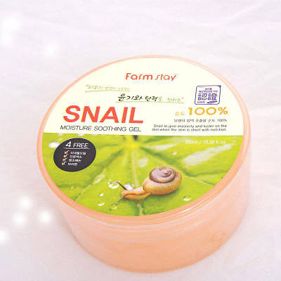 Гель з екстрактом равлика Farm Stay Snail Moisture Soothing Gel