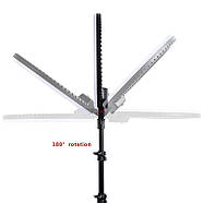 48 см Кільцеве світло (48W) Prolight PLF-480B Ring Light Kit зі стійкою, фото 2